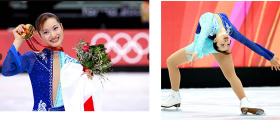 出典：荒川静香選手のトリノ五輪の金メダル＆レイバック・イナバウア　Asahi com articles photos