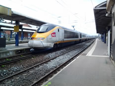 TGVの最新車両 (EUROSTAR仕様)