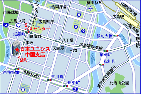 広島三井ビルディング地図
