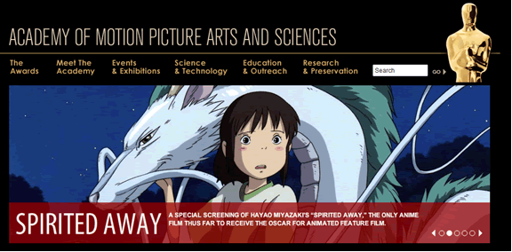 oTFAcademy of Motion Picture Arts and Sciences