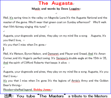 oTF@You Tube@gThe Mastersha tribute to the Masters