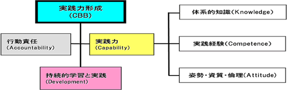 図：　使命達成型職業人が備えるべき要件(P2M「プロジェクト&プログラムマネジメント｣標準ガイドブック」より抜粋