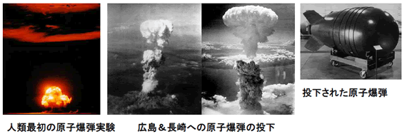 人類最初の原子爆弾実験 広島＆長崎への原子爆弾の投下 投下された原子爆弾