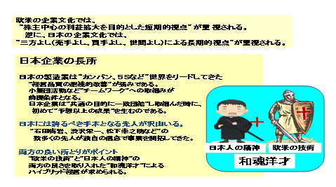 “和魂洋才”によるハイブリッド経営 