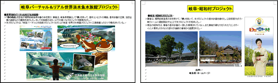 岐阜バーチャル＆リアル世界淡水魚水族館プロジェクト、岐阜・昭和村プロジェクト