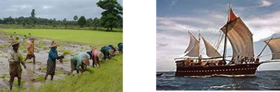 出典　農耕国　agricultural+nation&fr=uh3_news_web　海洋国　seafaring+nation&fr=uh3_news_web