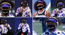 出典　黒マスク～プレイ～優勝カップ　theundefeated%2Fstatus%2F130image%3D～　asahi.com/articles/photo/AS2020.html～us-open-naomi-osaka-winning-title-134306709.html