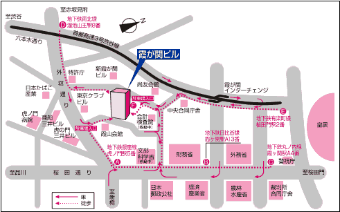 プラザホール地図