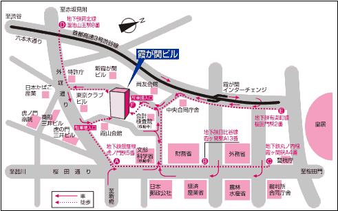 プラザホール地図