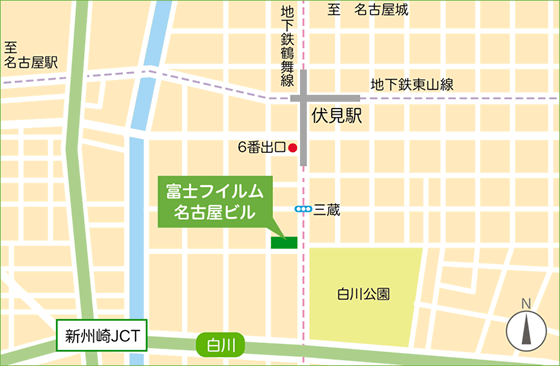 富士ゼロックス株式会社　セミナールーム地図