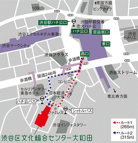 さくらホール地図