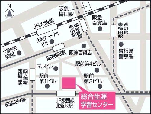 大阪駅前第2ビル地図